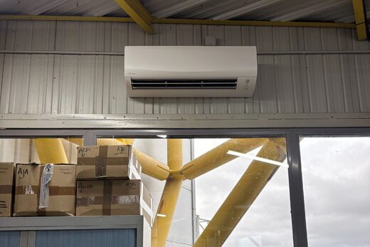 Installation d’une climatisation pour un espace professionnel industriel